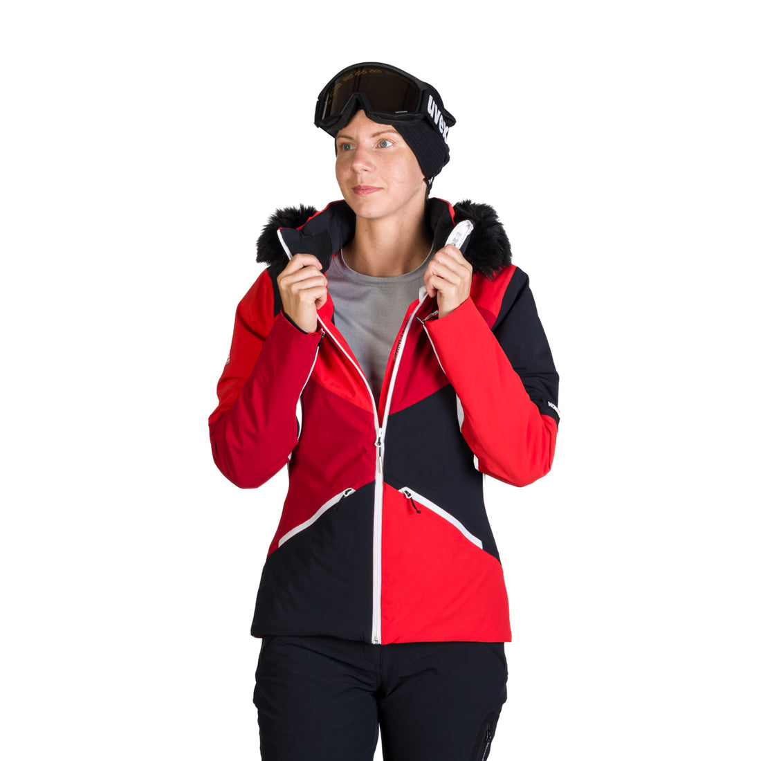 BU-6140SNW women's ski technical jacket fully featured EDITH
