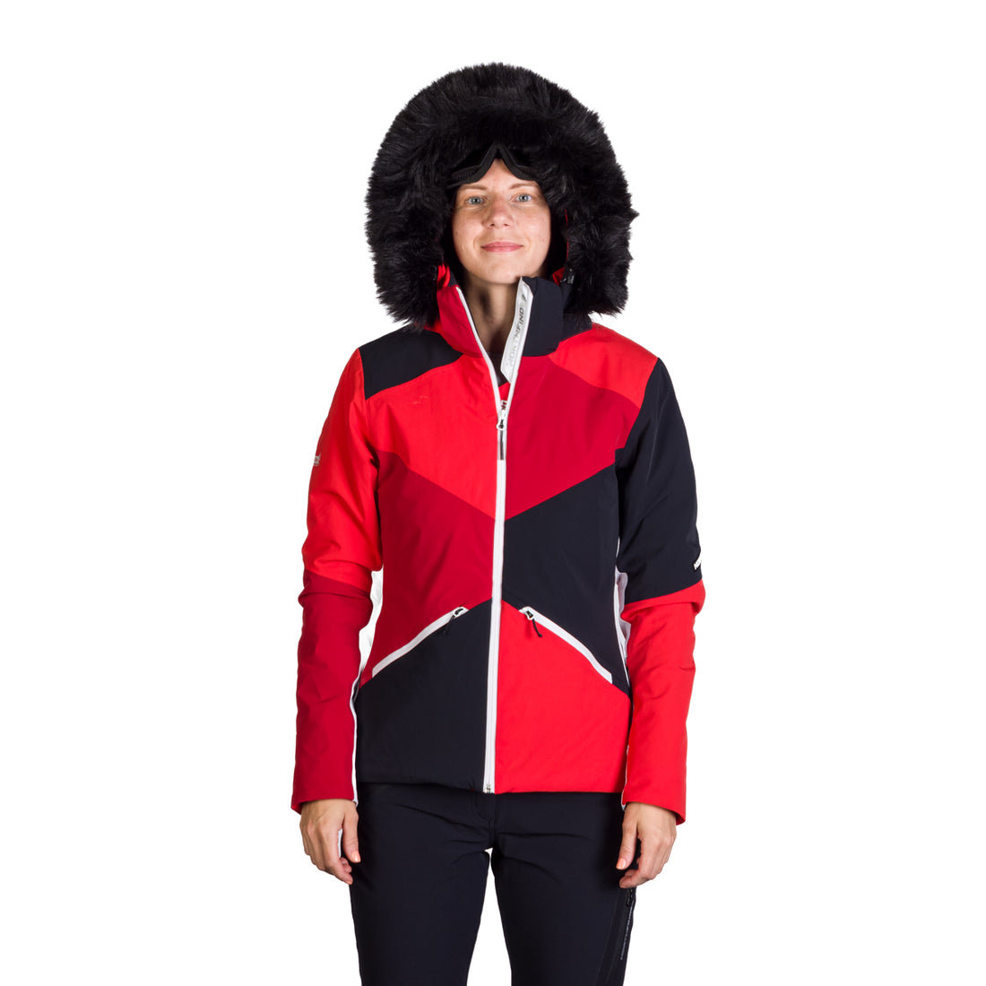 BU-6140SNW women's ski technical jacket fully featured EDITH