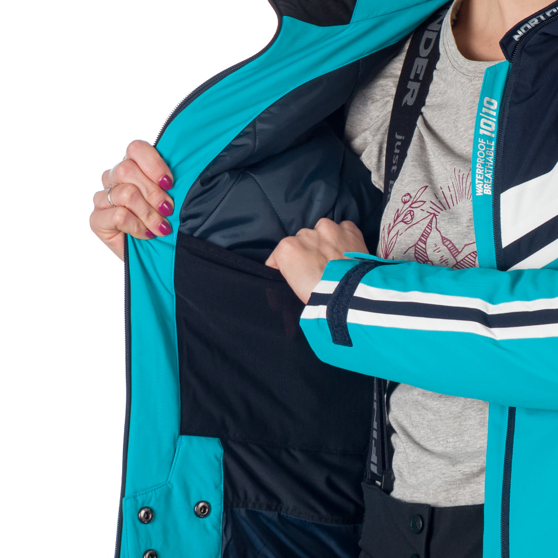 BU-6142SNW women's ski trendy comfort jacket insulated DORIS