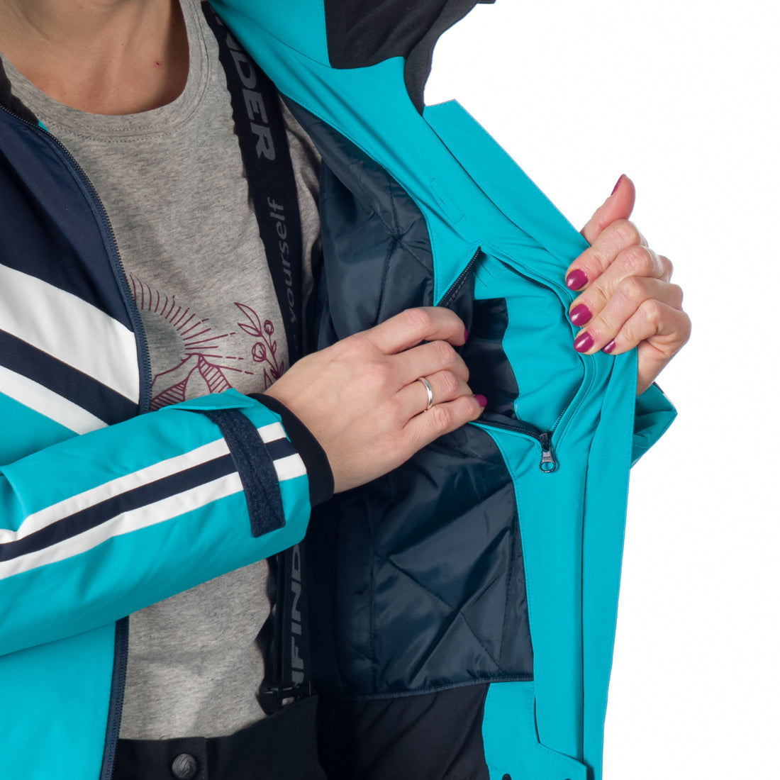 BU-6142SNW women's ski trendy comfort jacket insulated DORIS