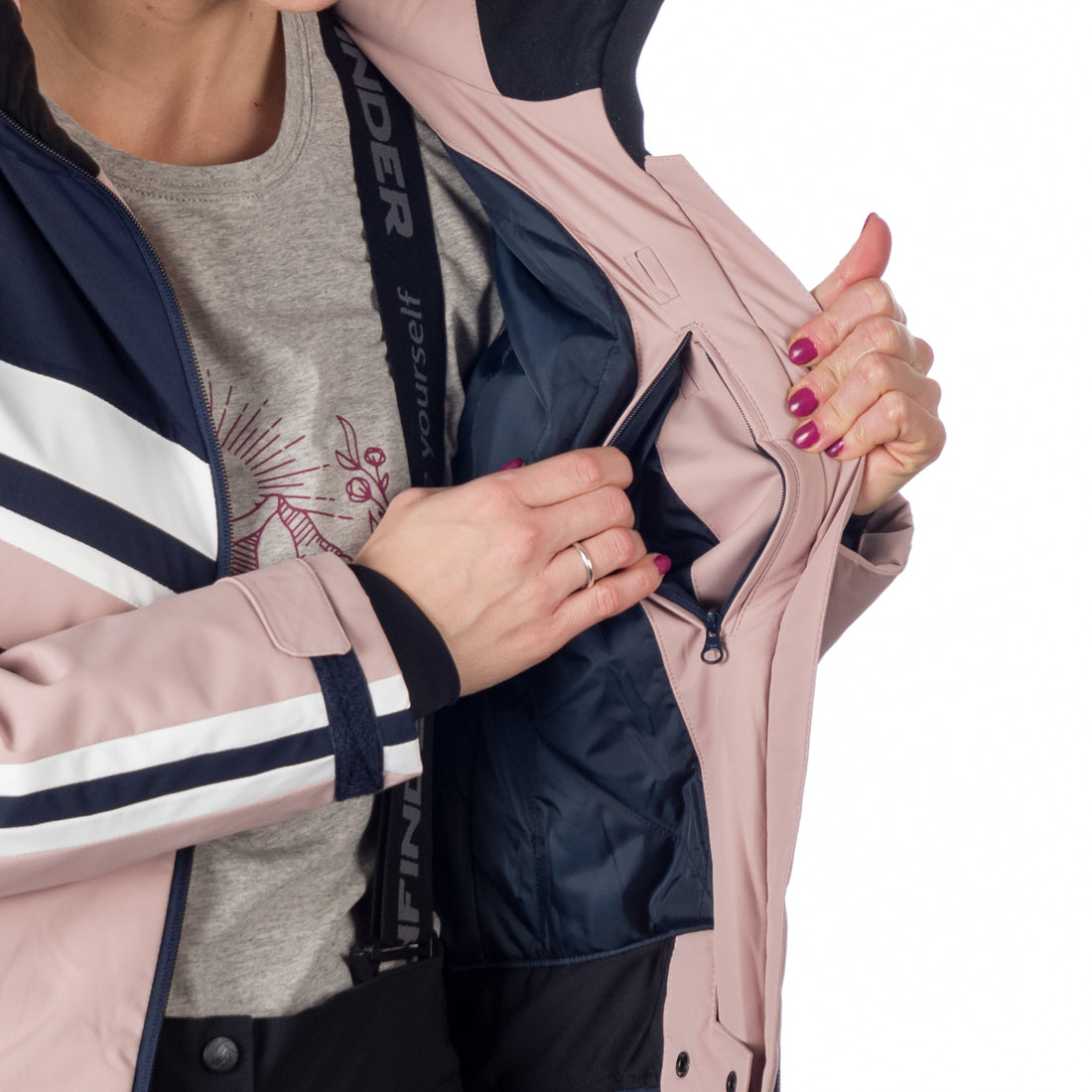 BU-6142SNW women's ski trendy comfort jacket insulated DORIS