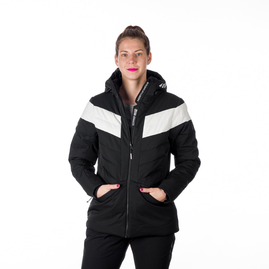 BU-6144SNW women's ski quilted insulated jacket IDA