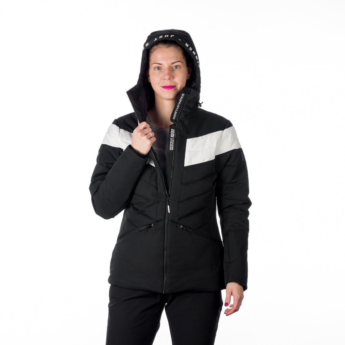 BU-6144SNW women's ski quilted insulated jacket IDA