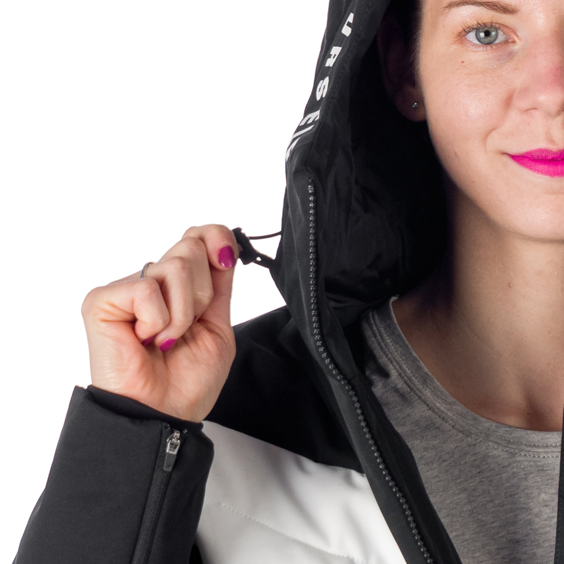 BU-6144SNW women's ski quilted insulated jacket IDA
