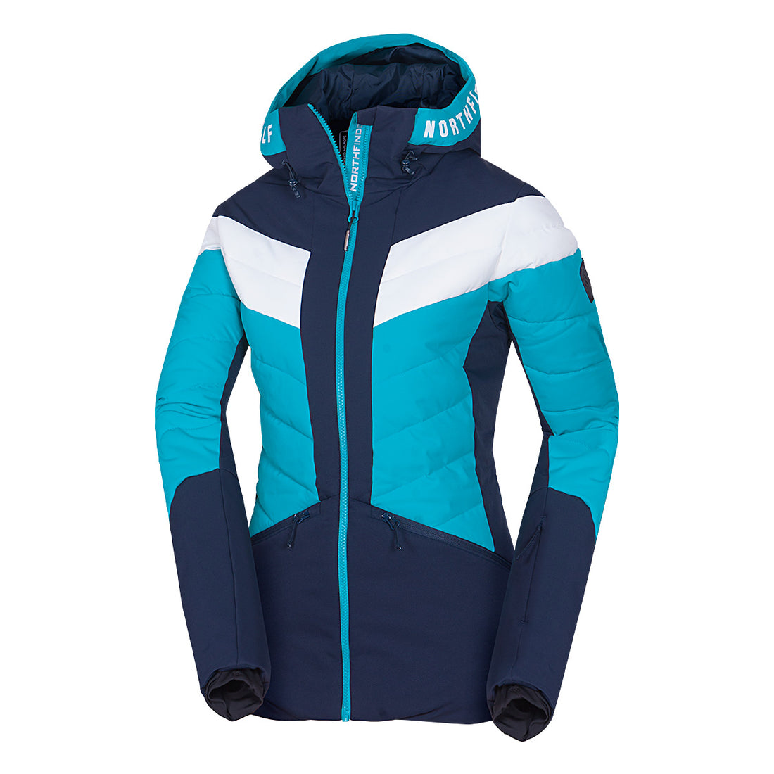 BU-6144SNW women's ski quilted insulated jacket IDA
