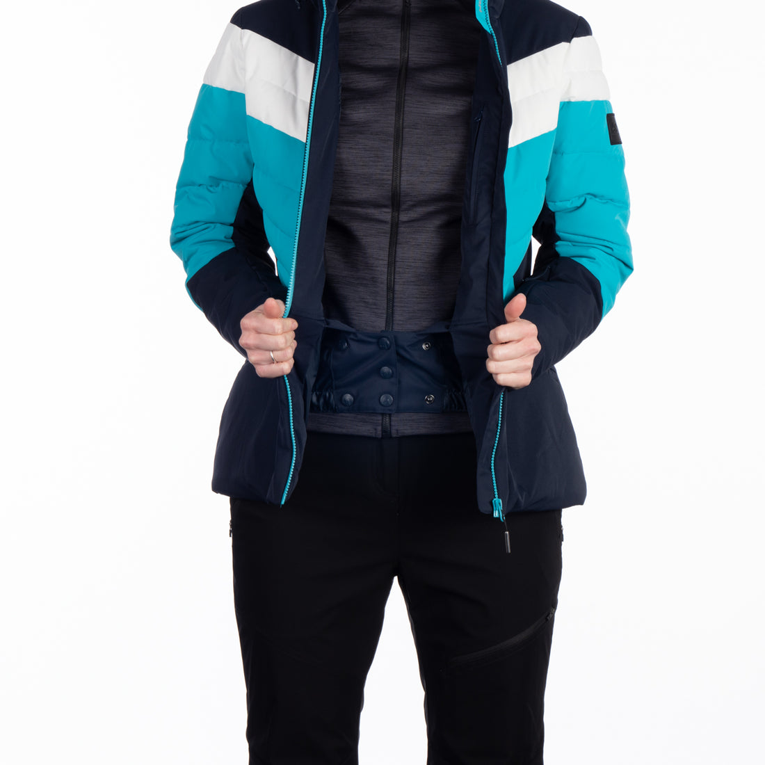 BU-6144SNW women's ski quilted insulated jacket IDA