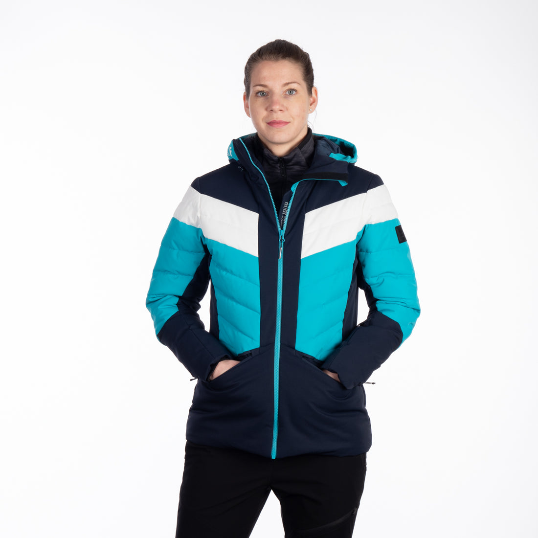 BU-6144SNW women's ski quilted insulated jacket IDA