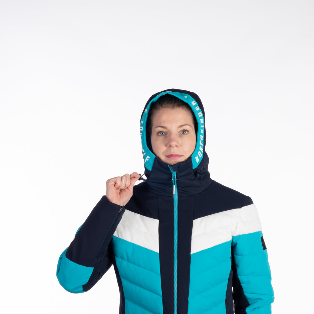 BU-6144SNW women's ski quilted insulated jacket IDA