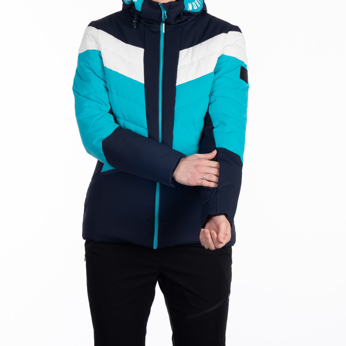 BU-6144SNW women's ski quilted insulated jacket IDA