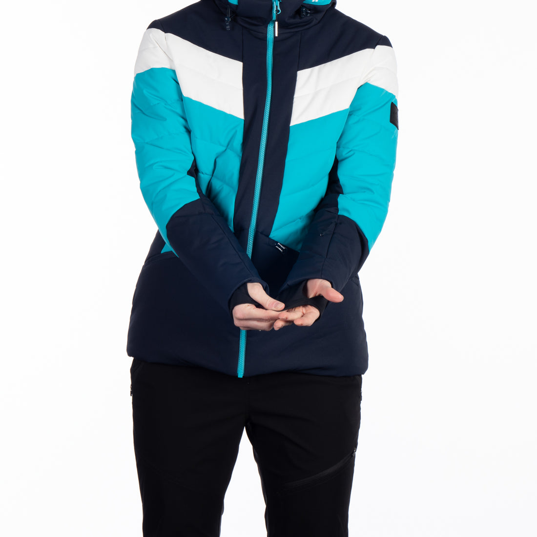BU-6144SNW women's ski quilted insulated jacket IDA