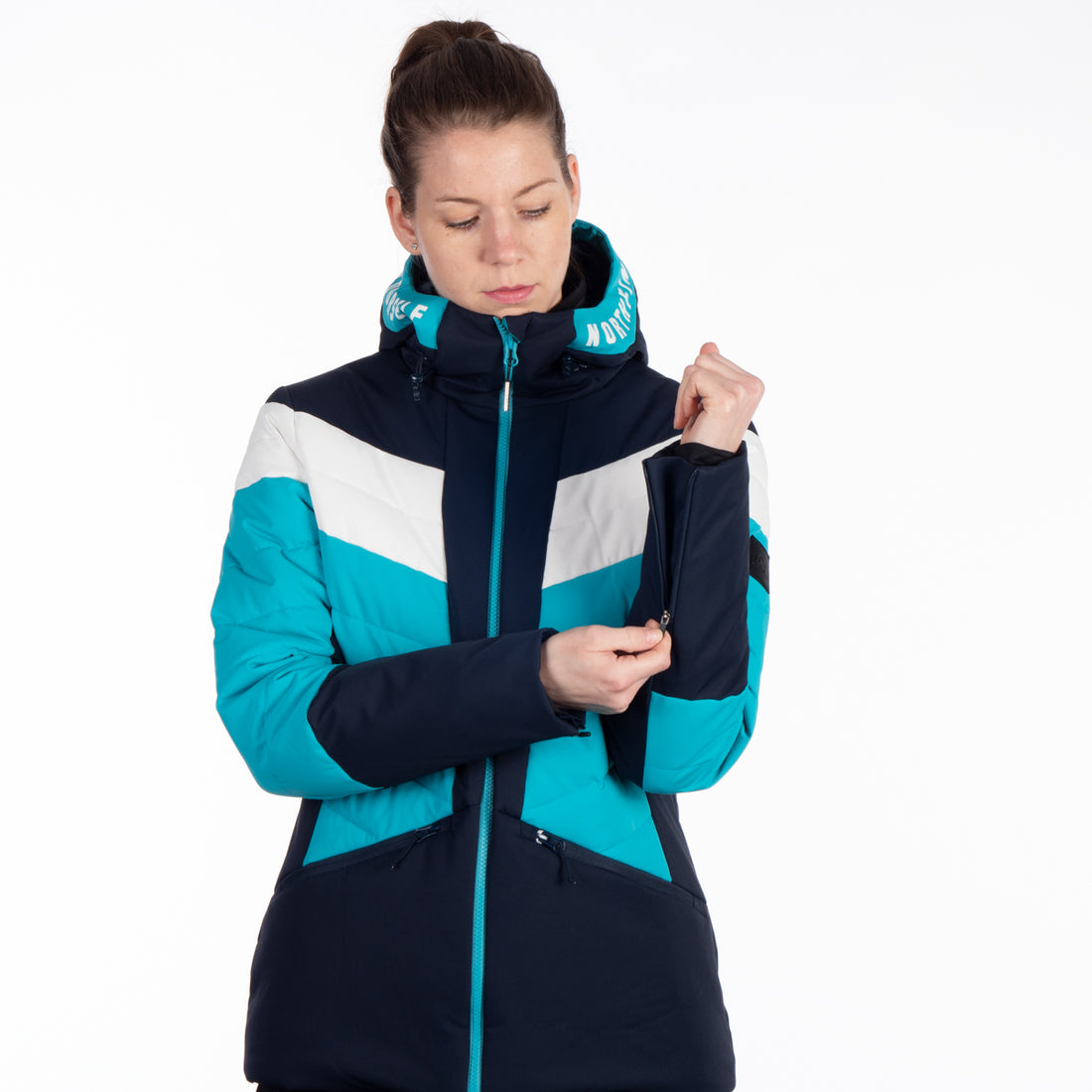 BU-6144SNW women's ski quilted insulated jacket IDA