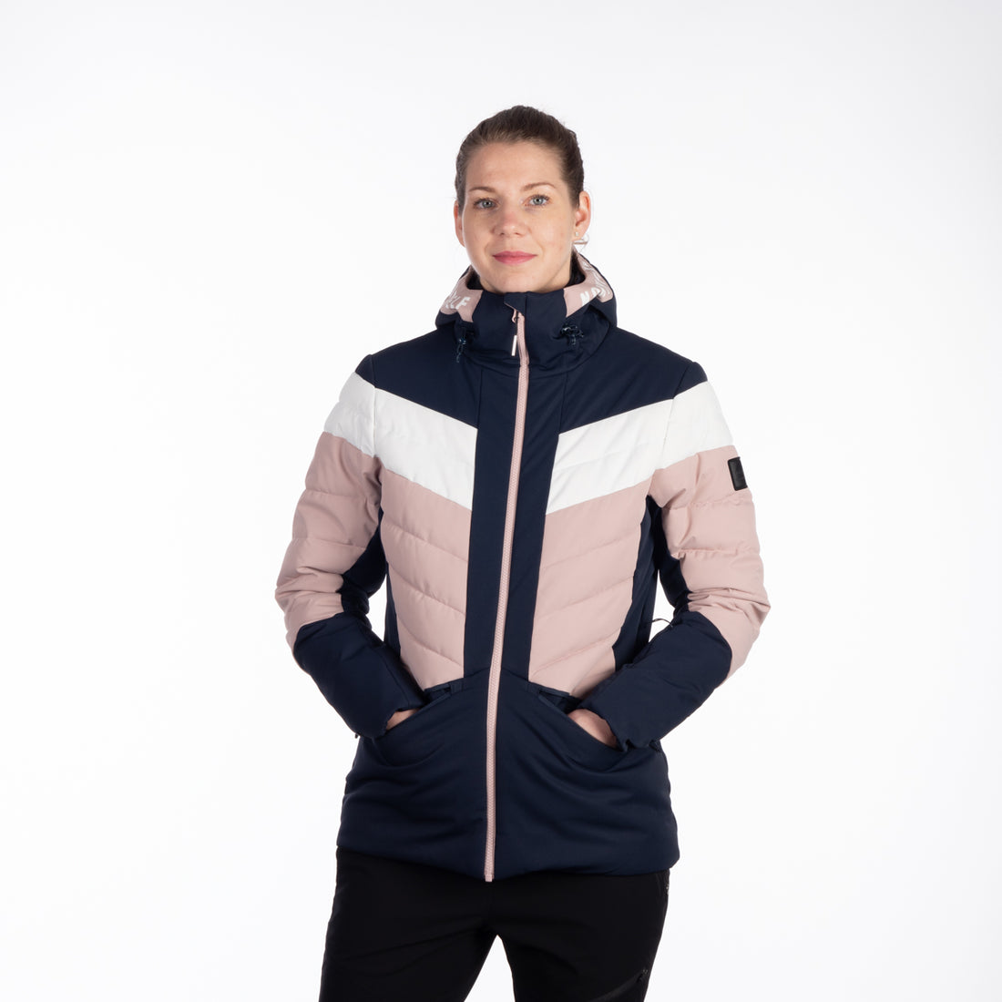 BU-6144SNW women's ski quilted insulated jacket IDA