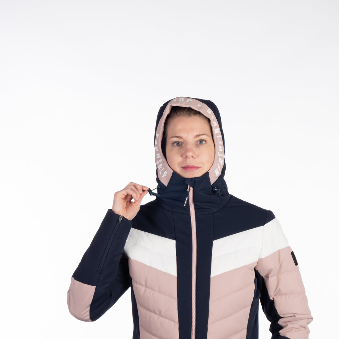 BU-6144SNW women's ski quilted insulated jacket IDA