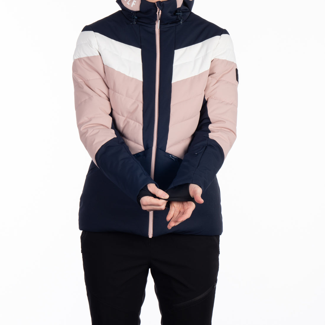 BU-6144SNW women's ski quilted insulated jacket IDA