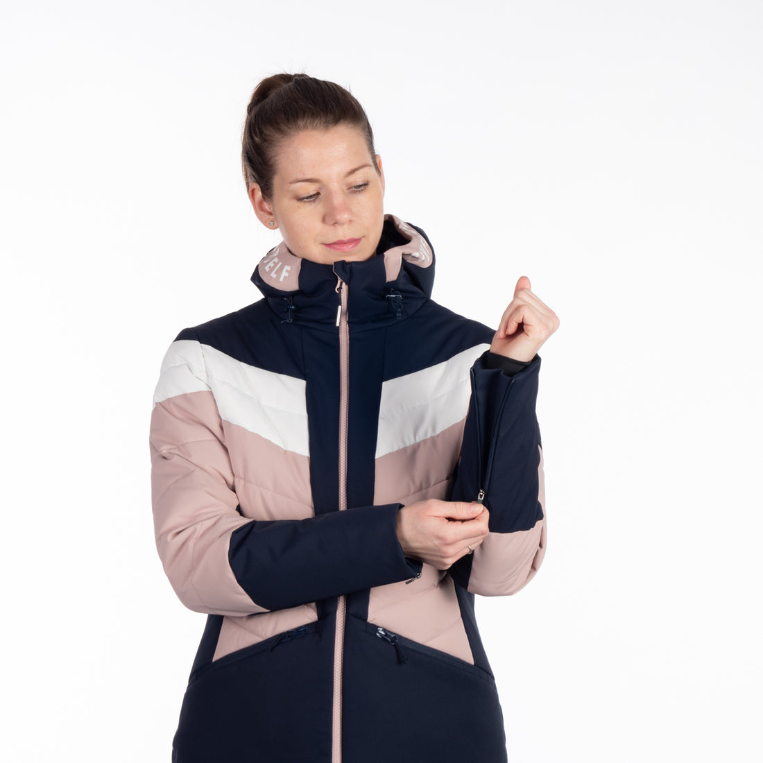BU-6144SNW women's ski quilted insulated jacket IDA