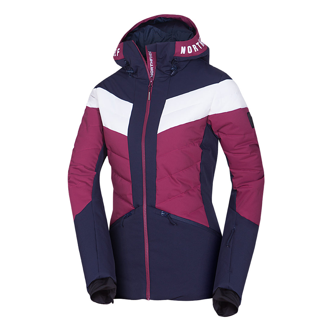 BU-6144SNW women's ski quilted insulated jacket IDA