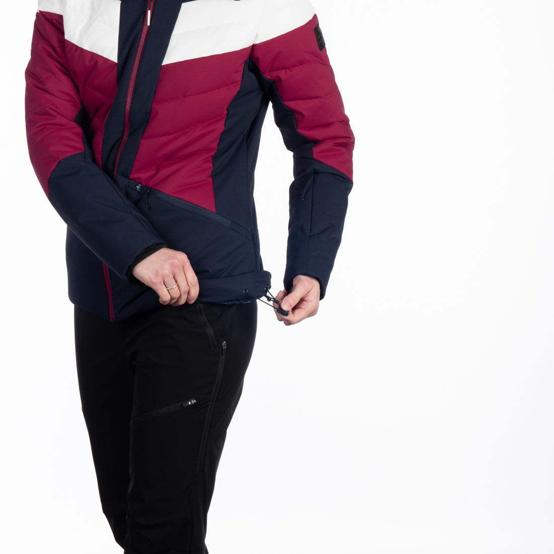 BU-6144SNW women's ski quilted insulated jacket IDA