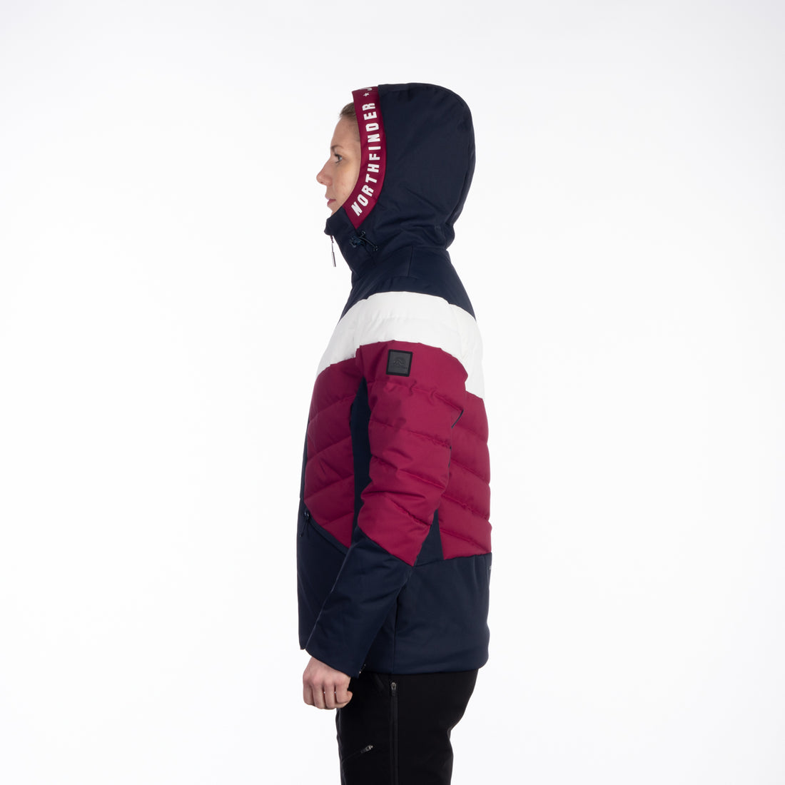 BU-6144SNW women's ski quilted insulated jacket IDA