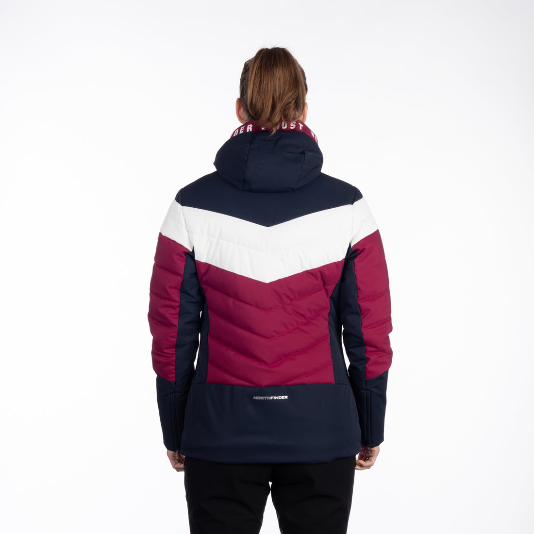 BU-6144SNW women's ski quilted insulated jacket IDA