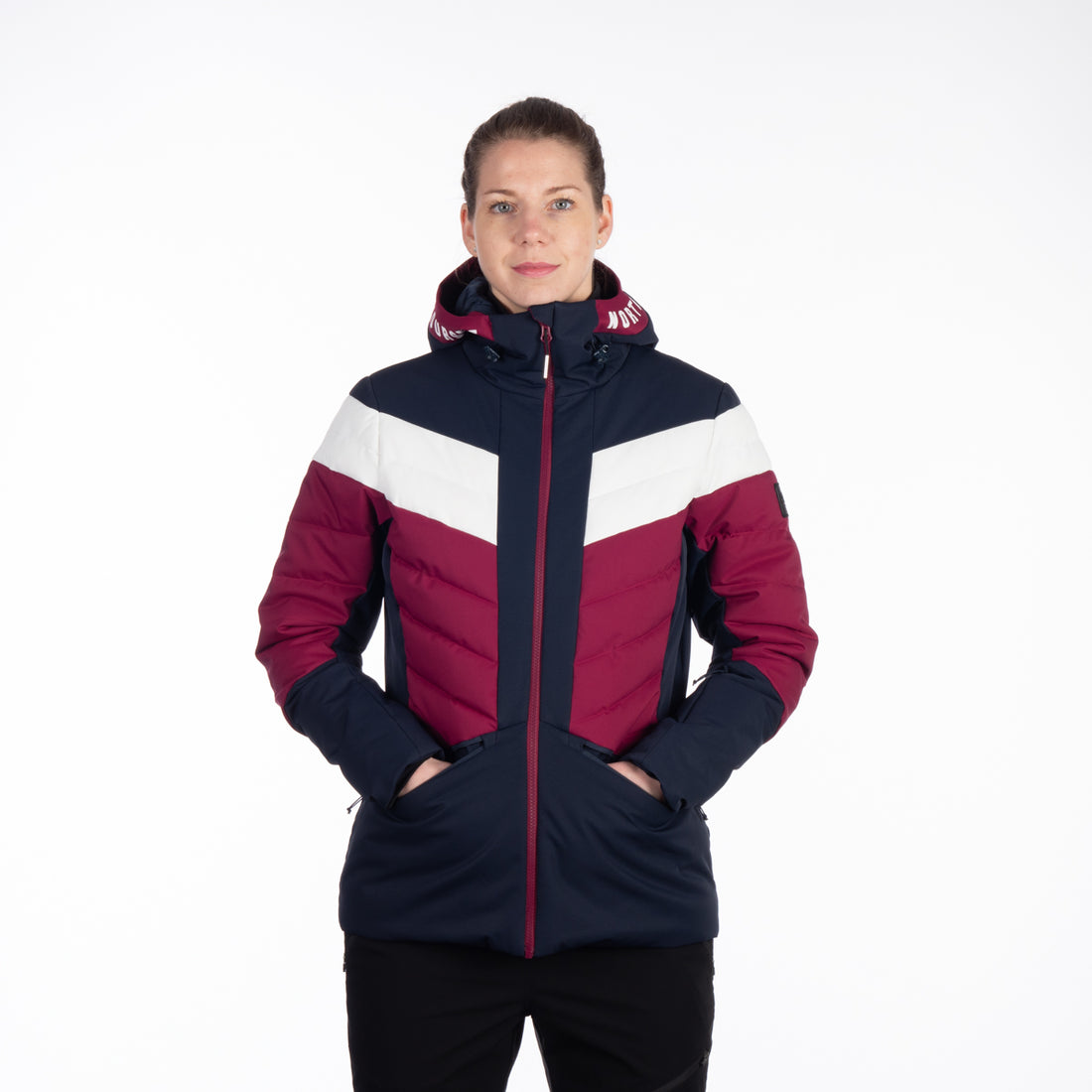 BU-6144SNW women's ski quilted insulated jacket IDA