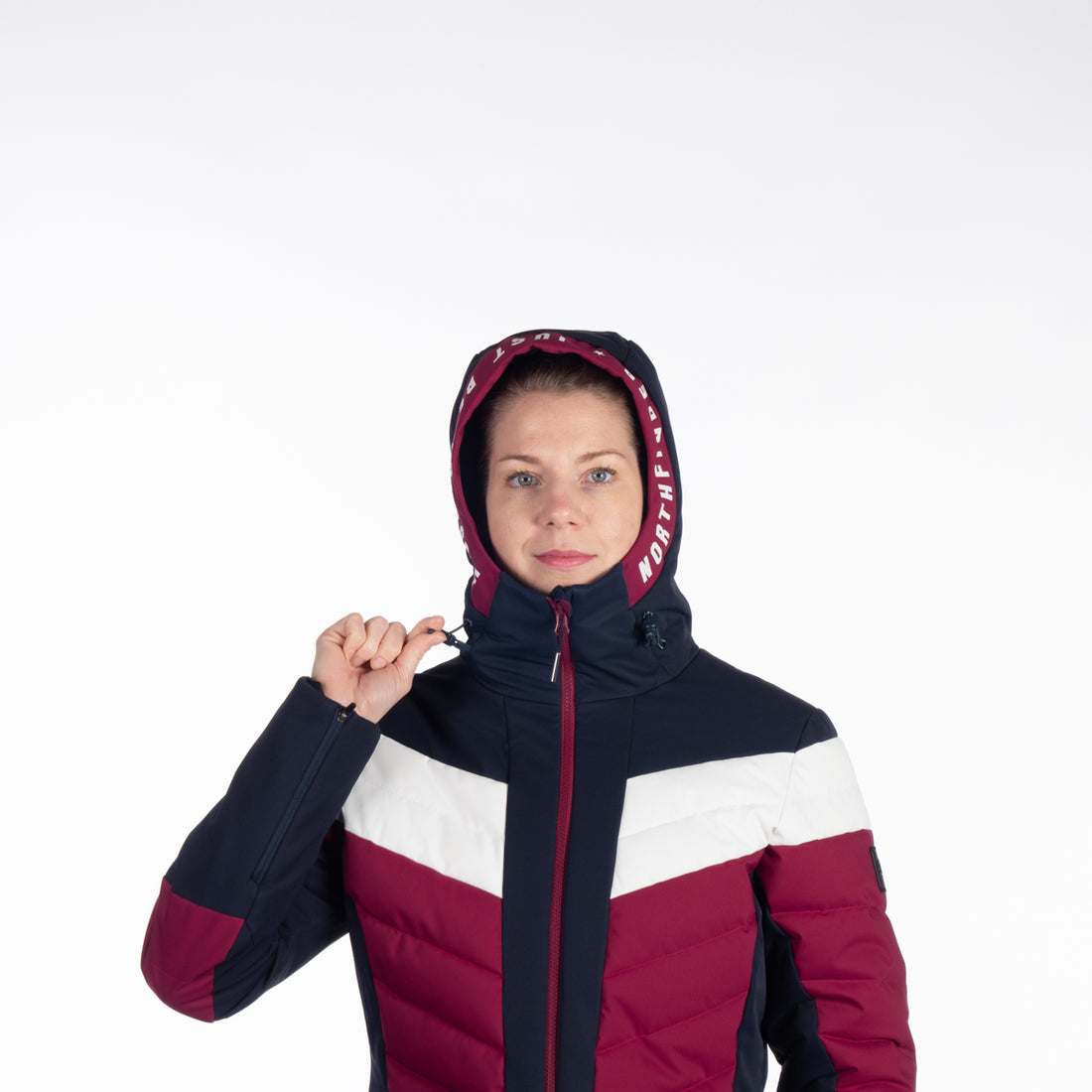BU-6144SNW women's ski quilted insulated jacket IDA