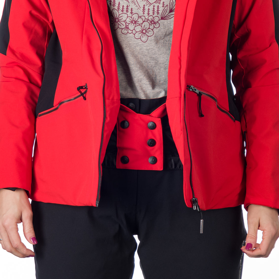 BU-6146SNW women ski insulated jacket MARJORIE