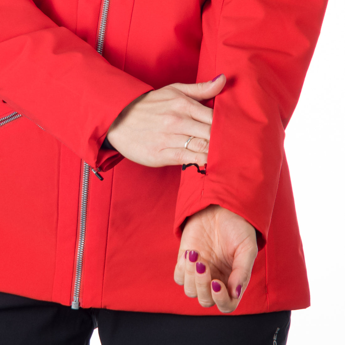BU-6147SNW women ski trendy prolonged jacket OPAL