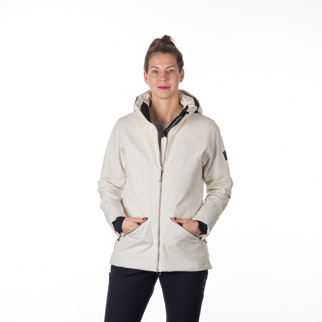 BU-6147SNW women ski trendy prolonged jacket OPAL