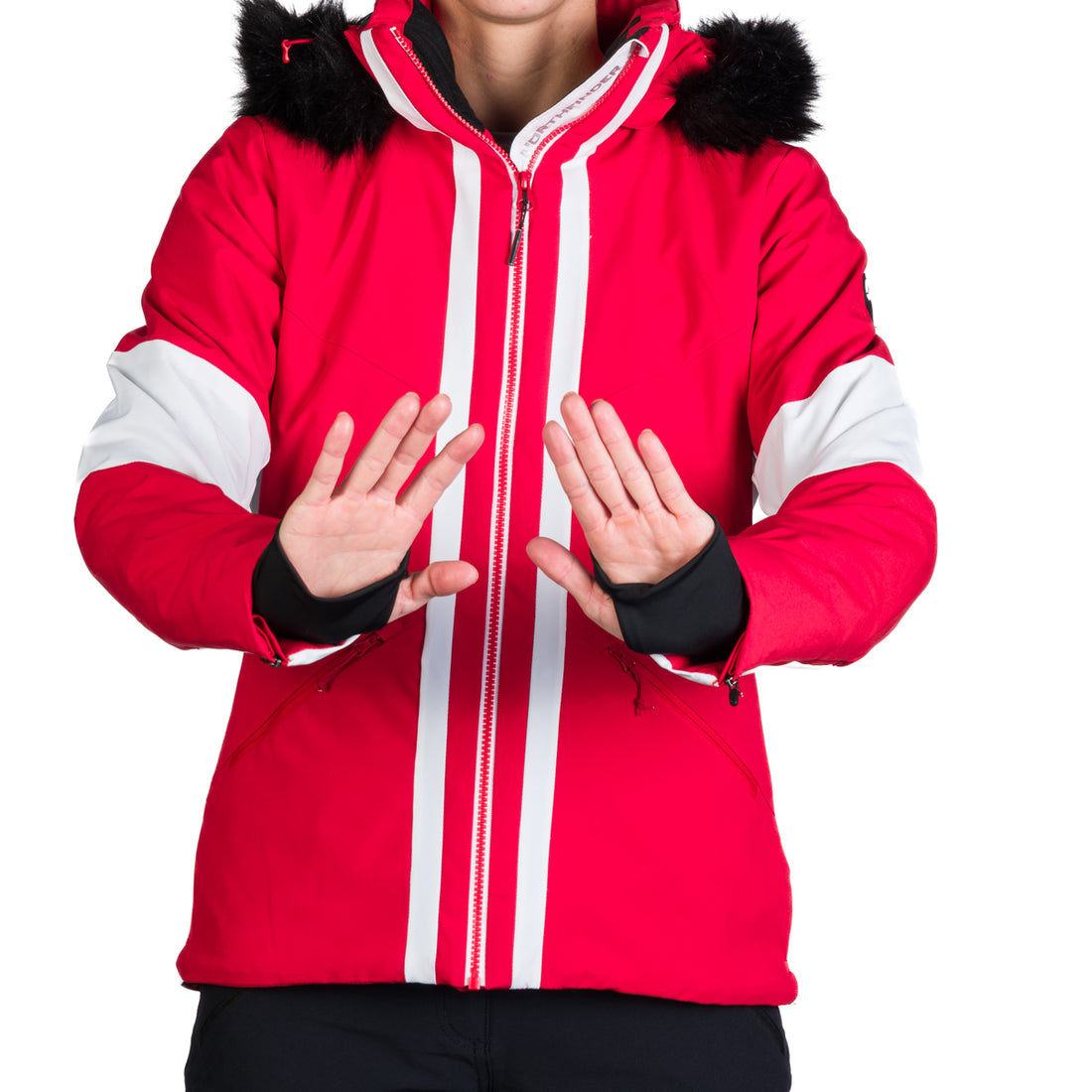 BU-6148SNW women's ski softshell insulated jacket ZELLA