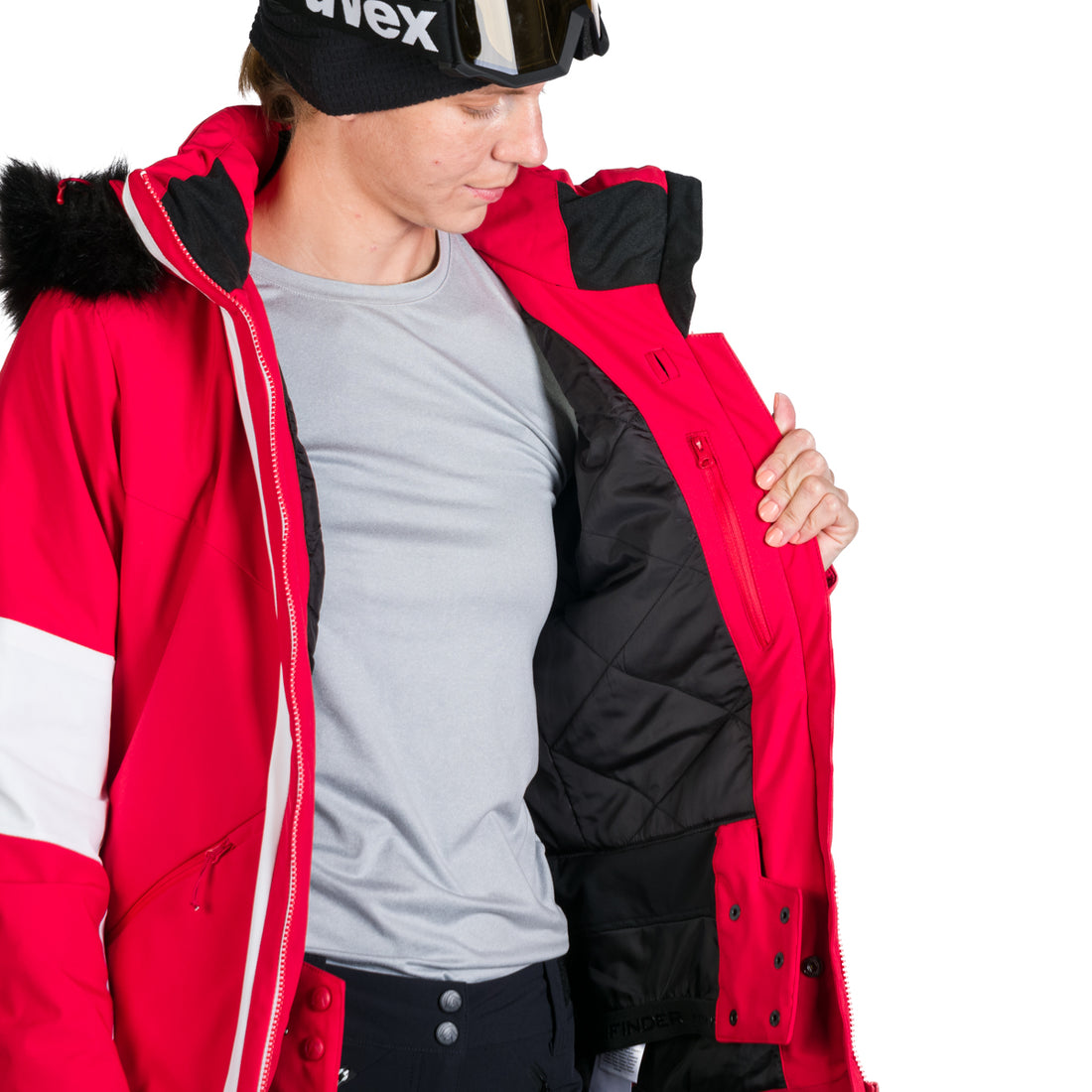 BU-6148SNW women's ski softshell insulated jacket ZELLA