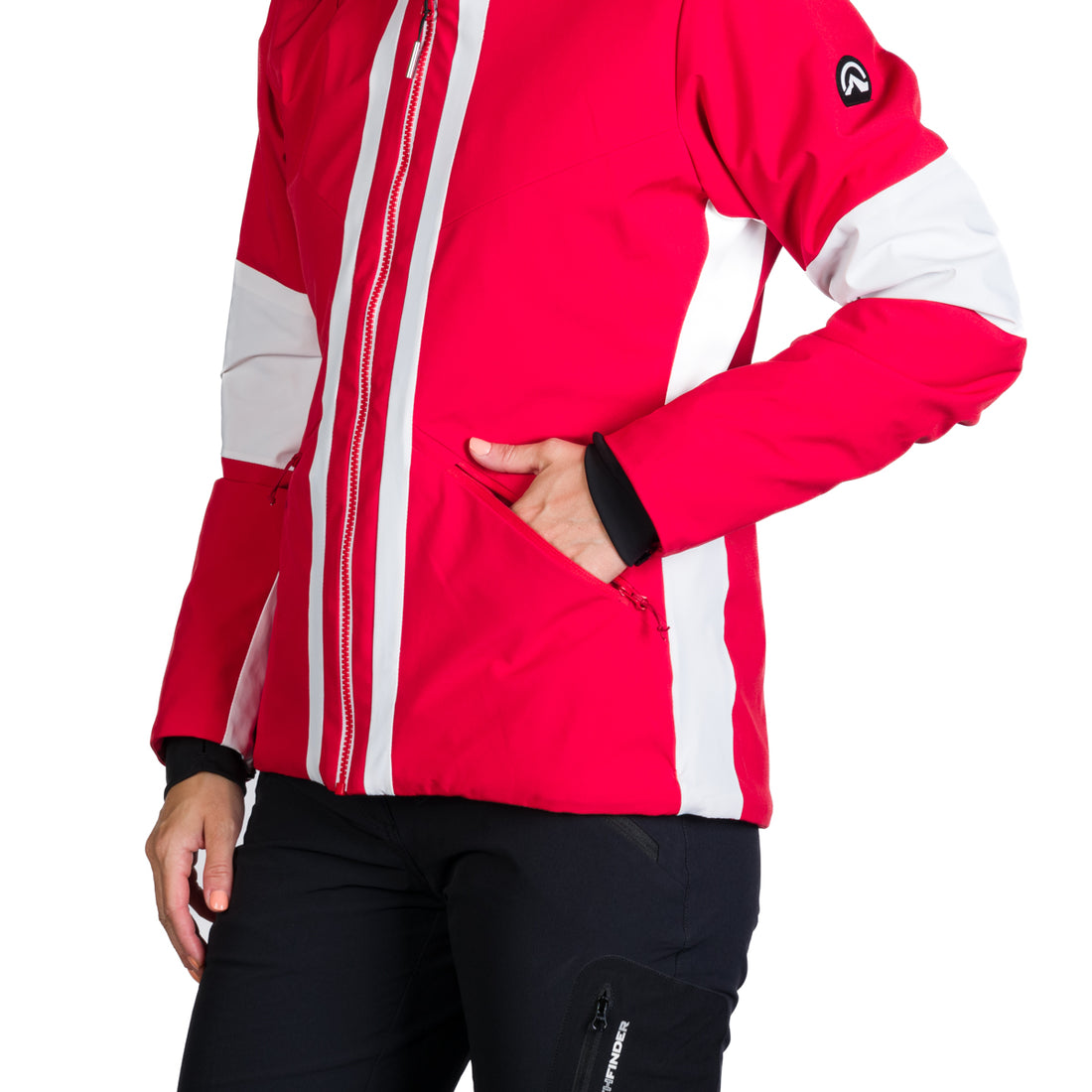 BU-6148SNW women's ski softshell insulated jacket ZELLA