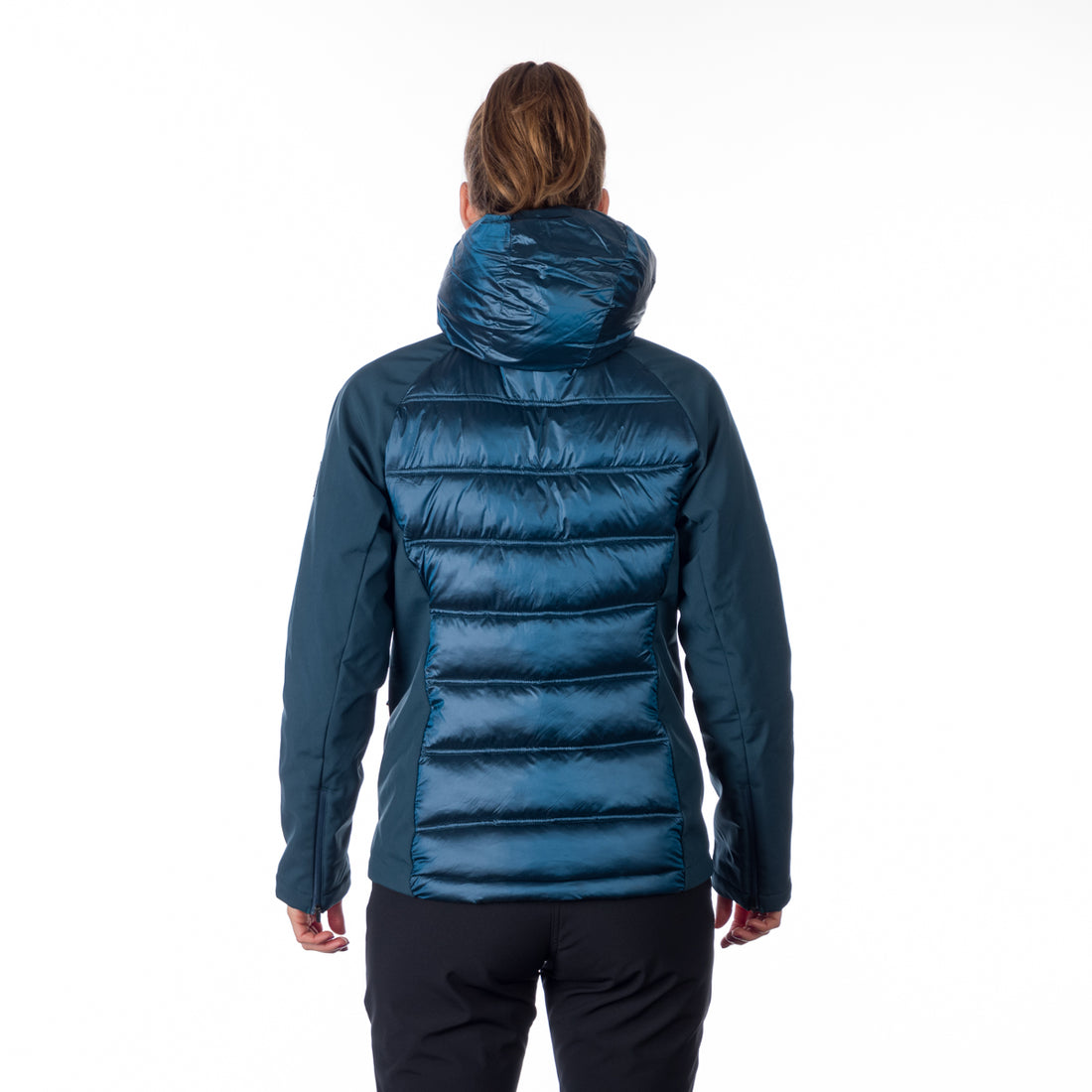 BU-6154SP women's trendy insulated jacket combined with softshell RITA