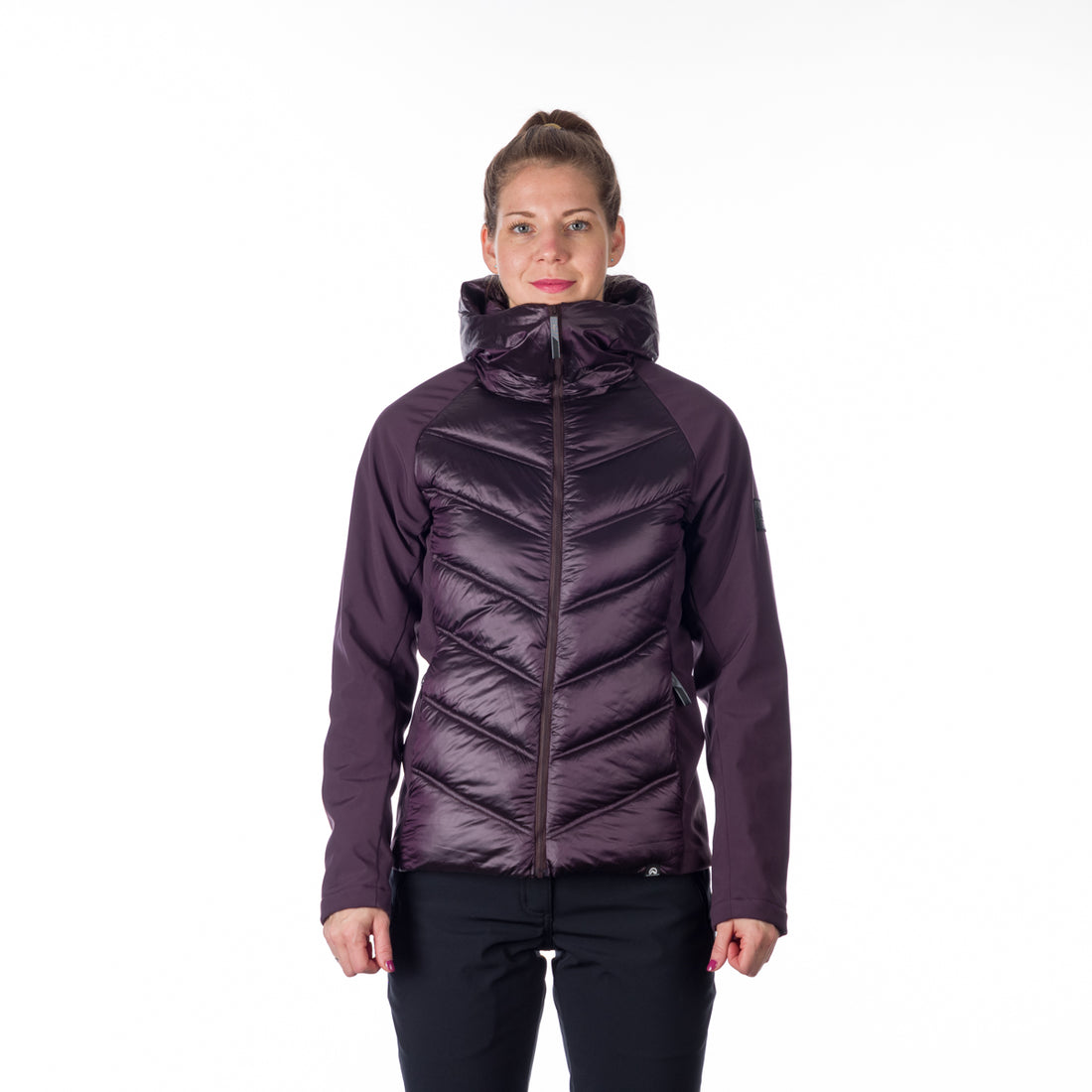 BU-6154SP women's trendy insulated jacket combined with softshell RITA