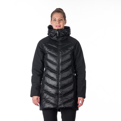 BU-6155SP women's trendy insulated jacket combined with softshell MARGIE