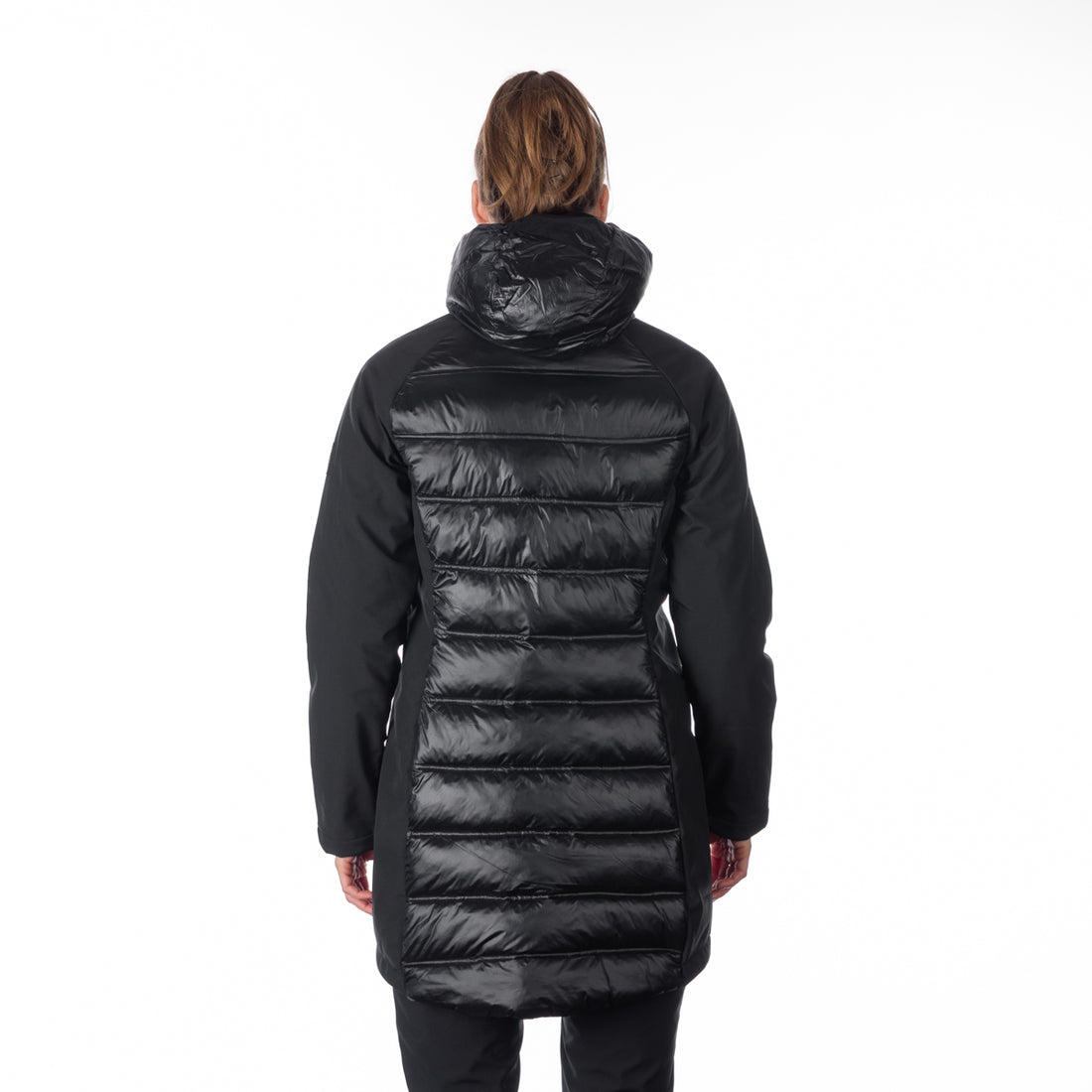 BU-6155SP women's trendy insulated jacket combined with softshell MARGIE