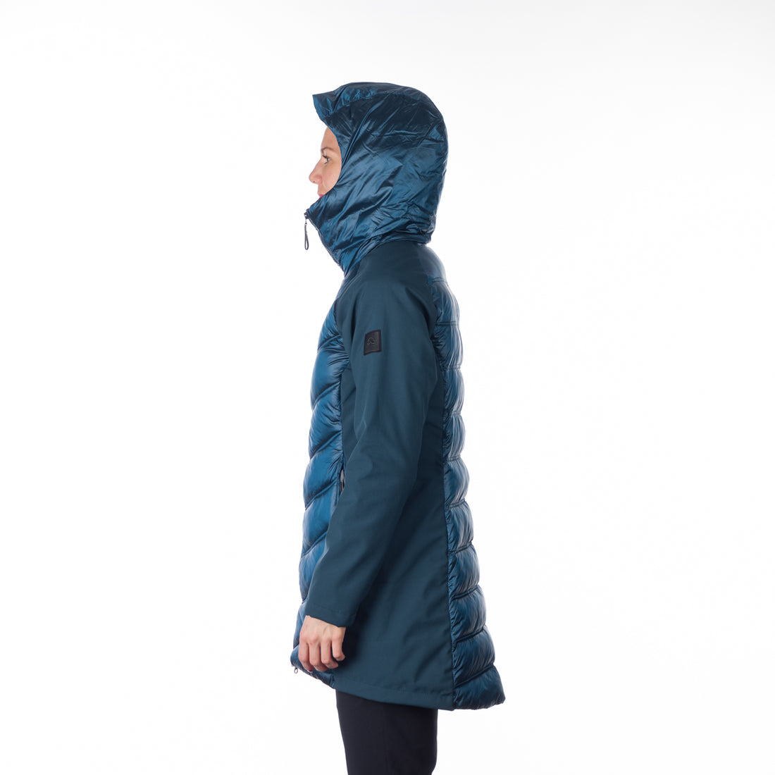 BU-6155SP women's trendy insulated jacket combined with softshell MARGIE