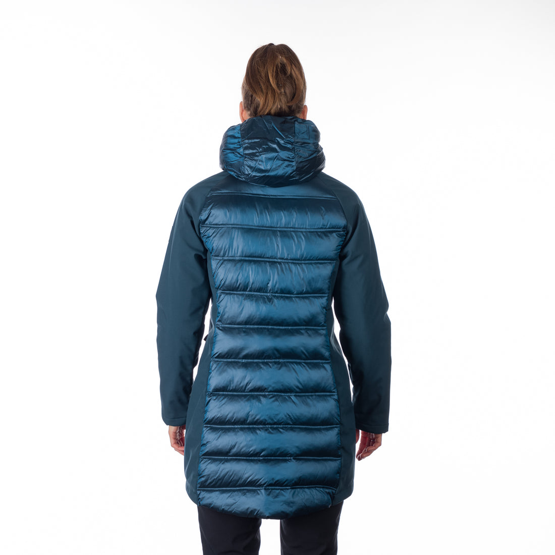 BU-6155SP women's trendy insulated jacket combined with softshell MARGIE