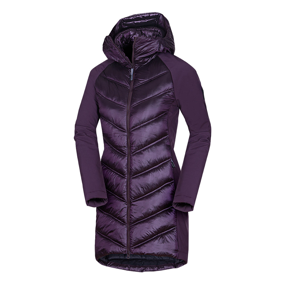 BU-6155SP women's trendy insulated jacket combined with softshell MARGIE