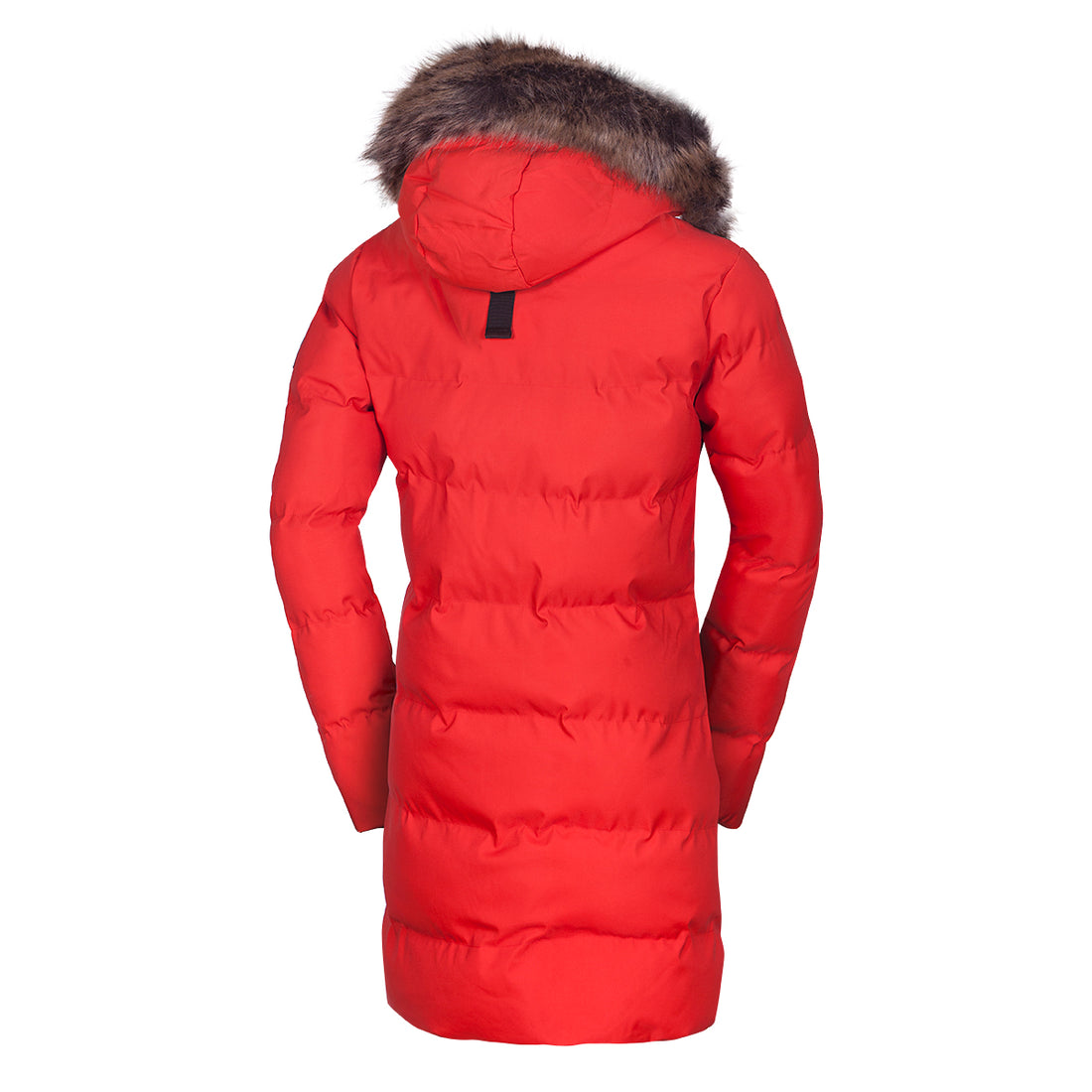 BU-6157SP women's sport insulated prolonged jacket with fur RHEA