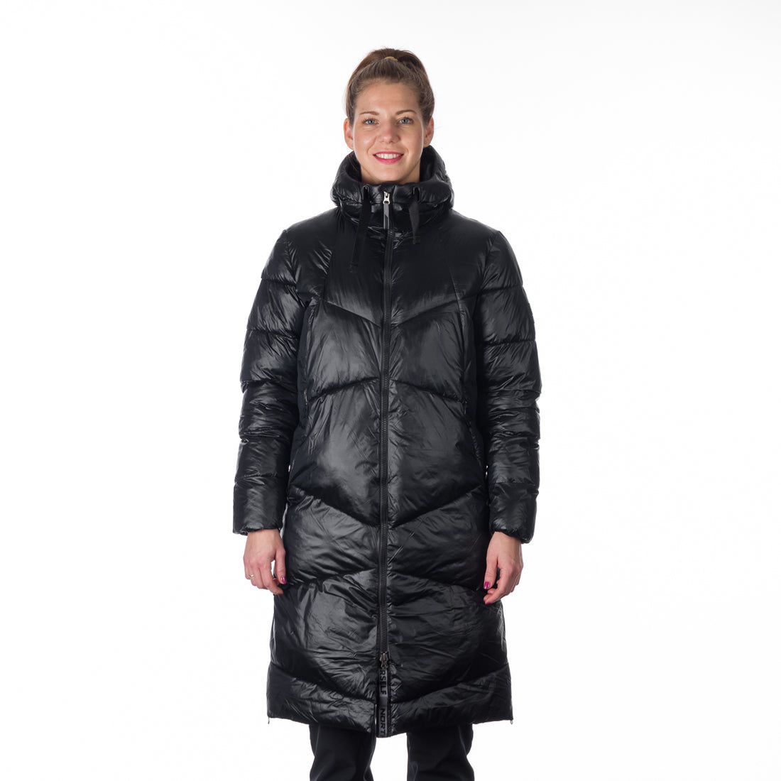 BU-6158SP women´s casual like down jacket long style CONSTANCE