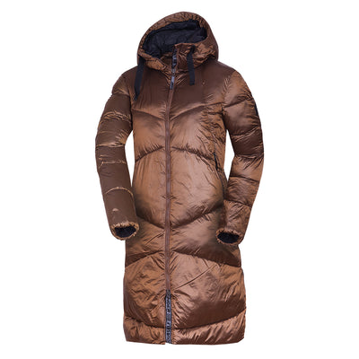 BU-6158SP women´s casual like down jacket long style CONSTANCE
