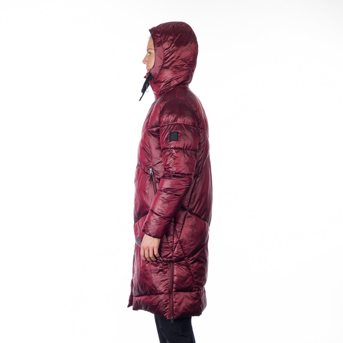 BU-6158SP women´s casual like down jacket long style CONSTANCE