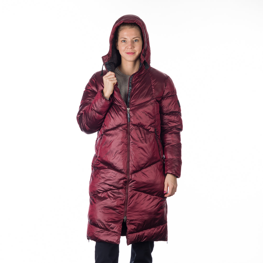 BU-6158SP women´s casual like down jacket long style CONSTANCE