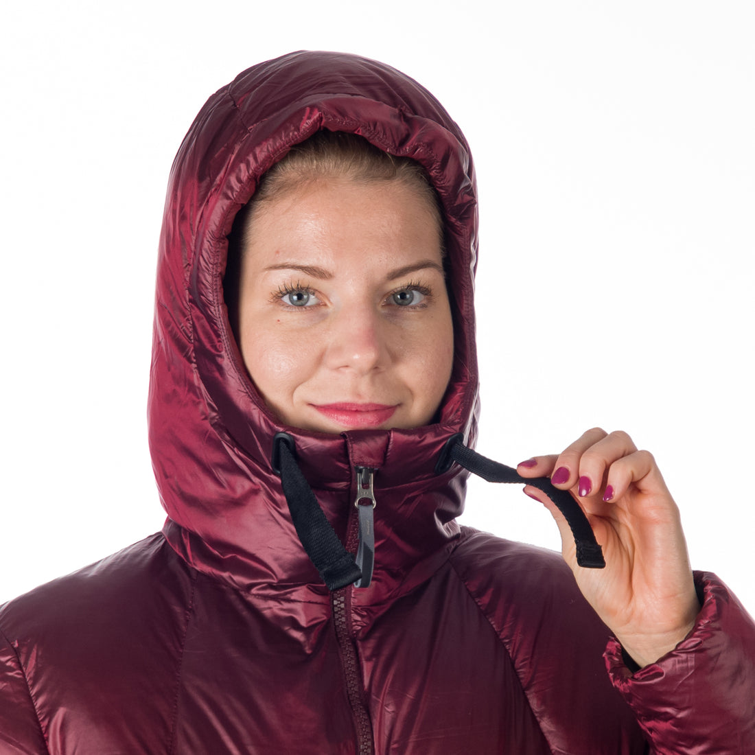 BU-6158SP women´s casual like down jacket long style CONSTANCE