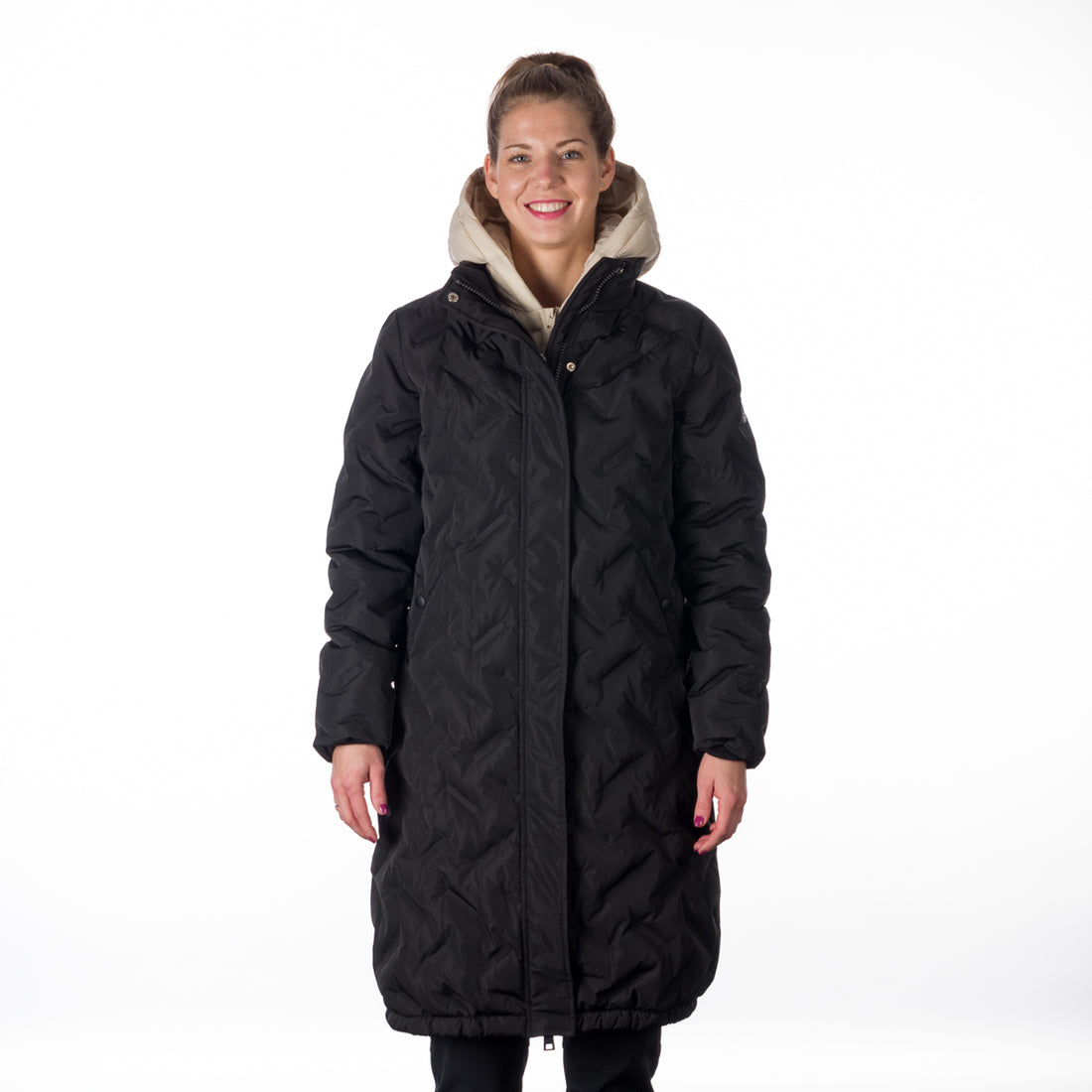 BU-6159SP woman´s sport downlike jacket long style ENID