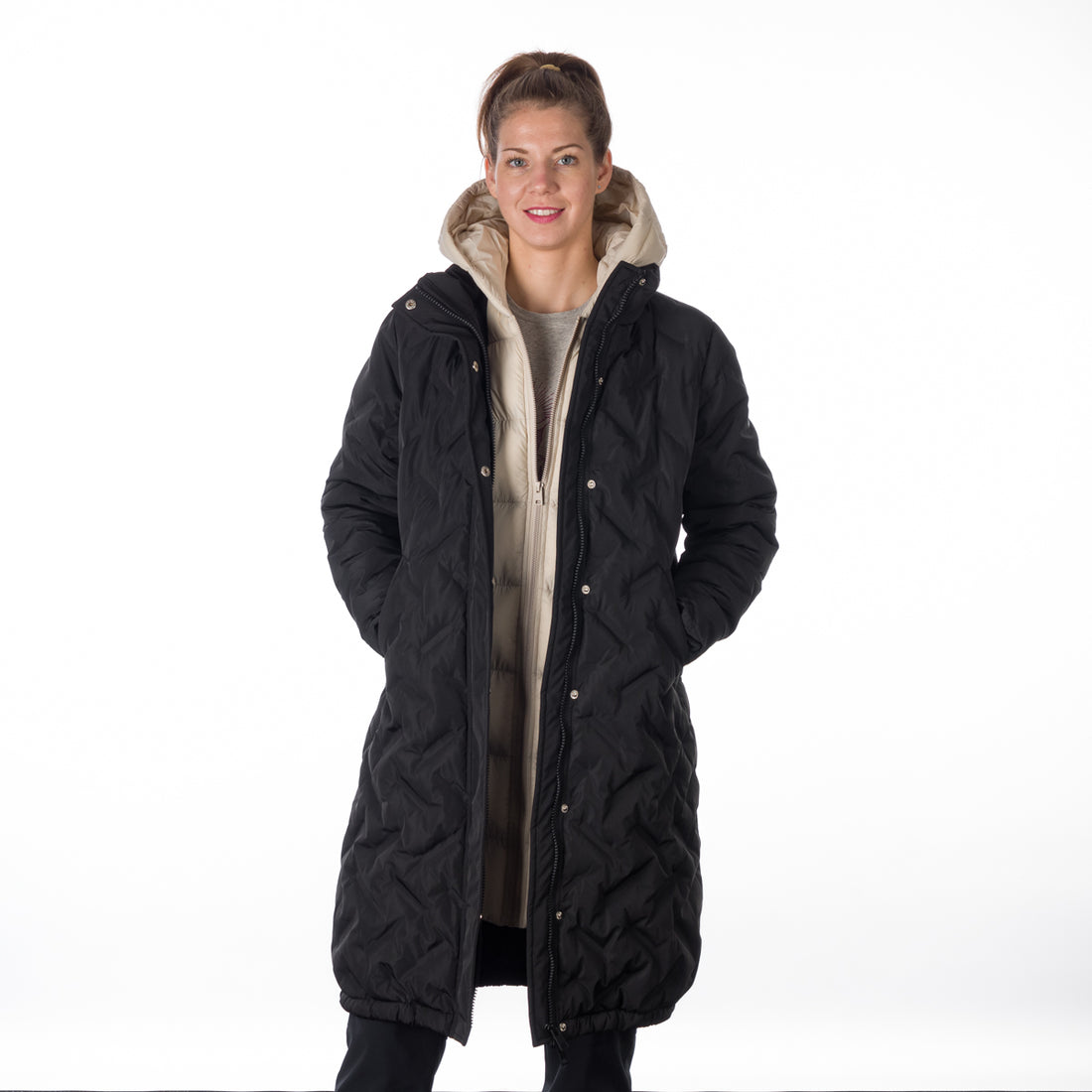 BU-6159SP woman´s sport downlike jacket long style ENID