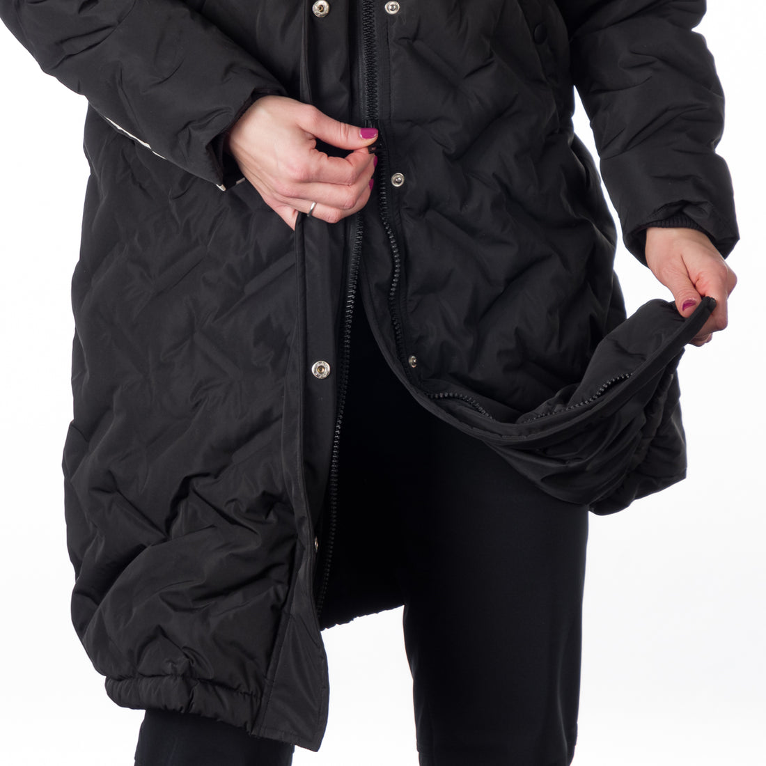 BU-6159SP woman´s sport downlike jacket long style ENID