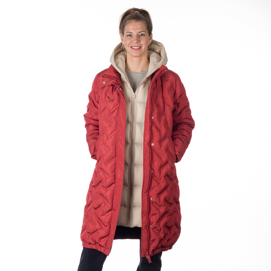 BU-6159SP woman´s sport downlike jacket long style ENID