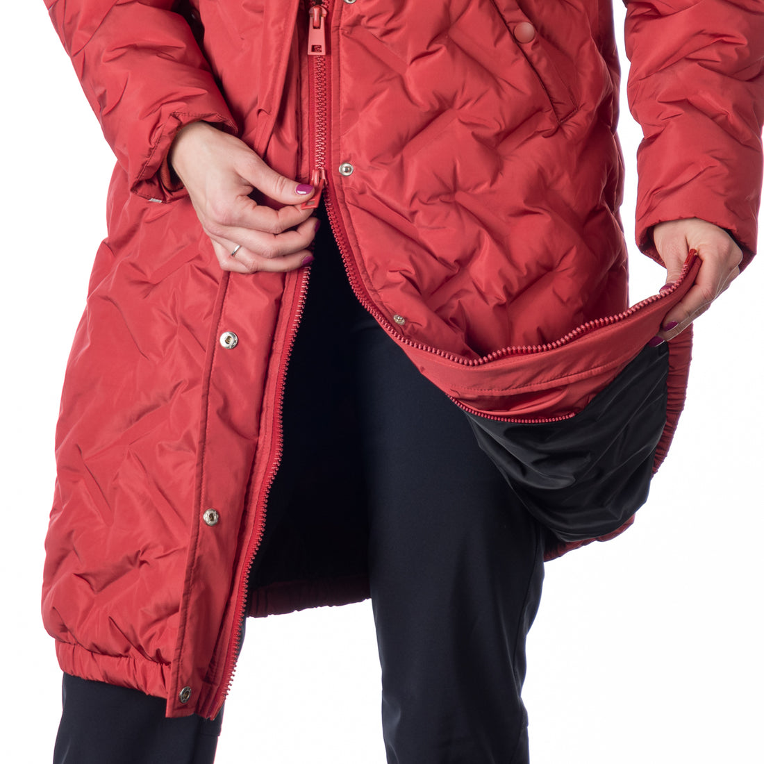 BU-6159SP woman´s sport downlike jacket long style ENID