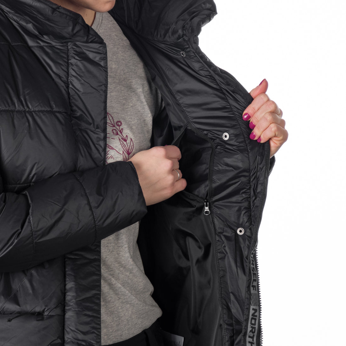 BU-6160SP women's casual quilted short jacket NEVA